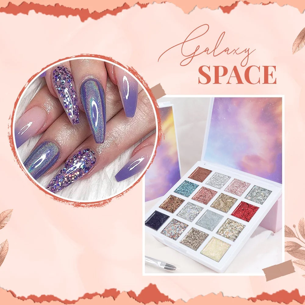 16 Farben Solid Butter Nail Gel Palette - Image 5