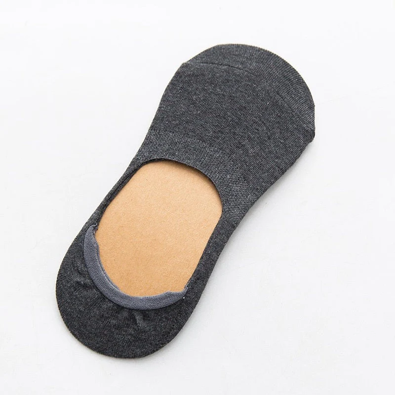 5 Pairs Spring Summer Women Socks Solid Color Fashion Wild Shallow Mouth Girls Female Invisible No Show Slipper Socks - Image 19