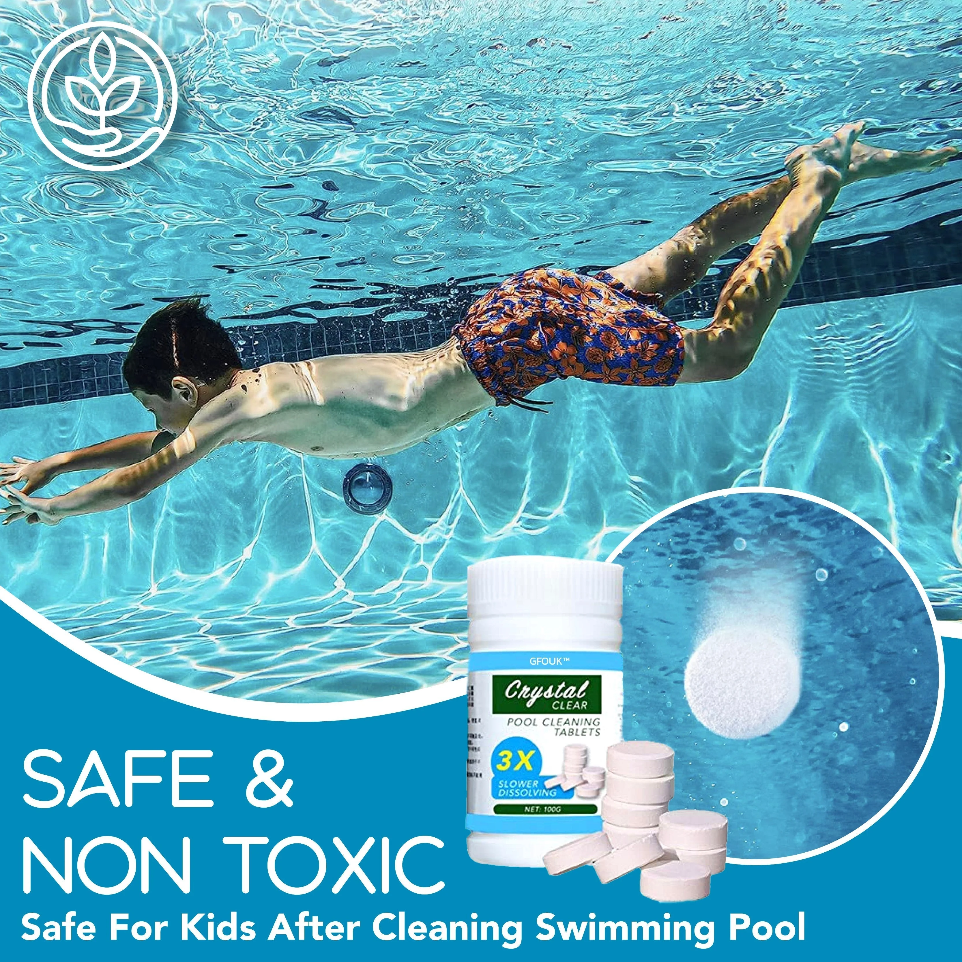 GFOUK™ RefreshPool Quick Pool Reinigungstablette (100 PCS) - Image 4